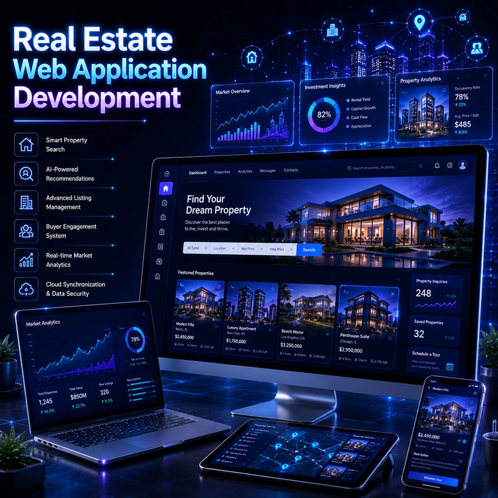 Real estate web application development services